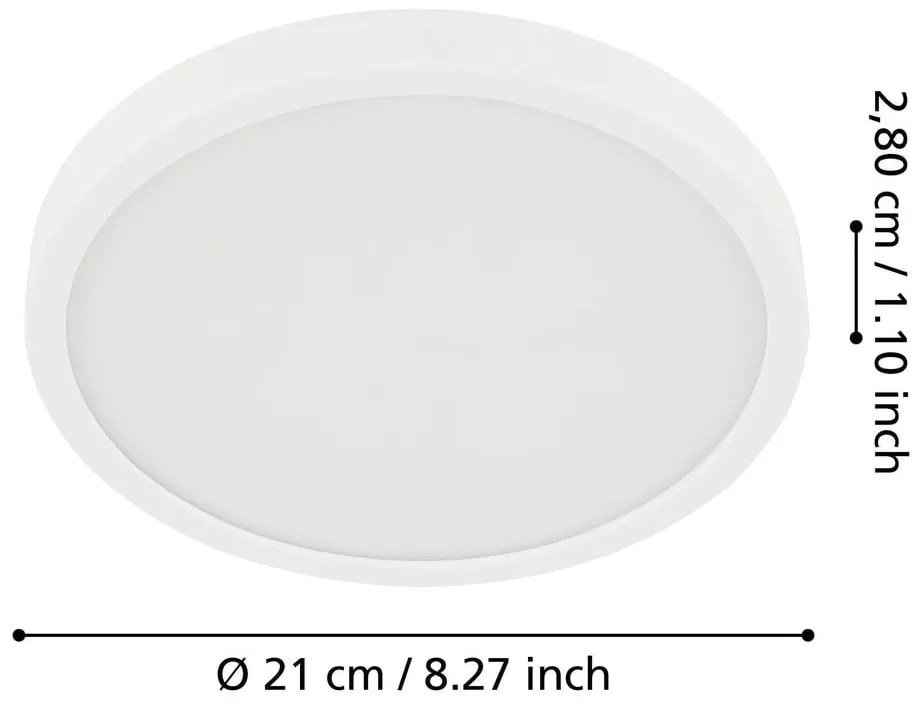 Biała lampa sufitowa LED FUEVA 5 – EGLO