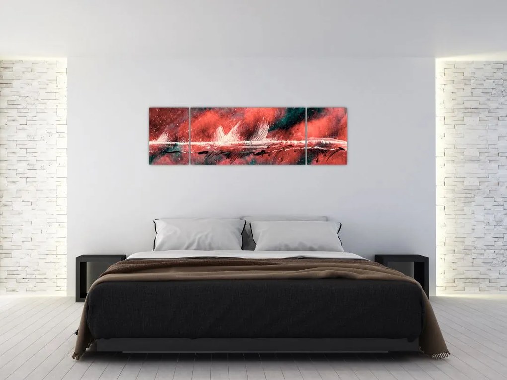 Obraz - Wybuch nafty (170x50 cm)