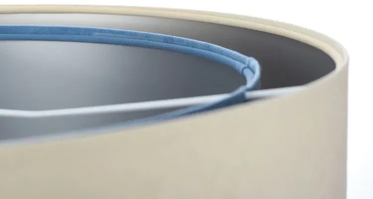 Beżowo-srebrna nowoczesna lampa wisząca - EX998 C3-C44