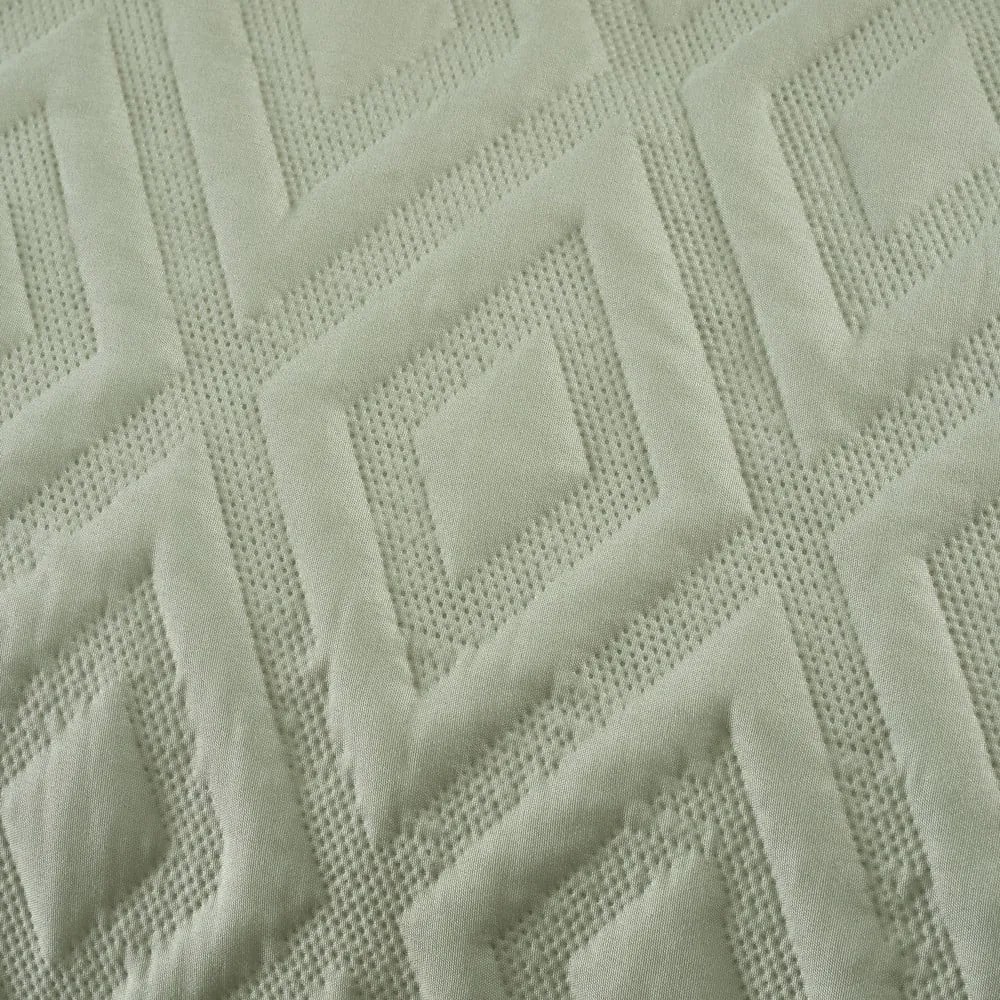 Zielona pościel dwuosobowa 230x220 cm Jacob Geo – Catherine Lansfield
