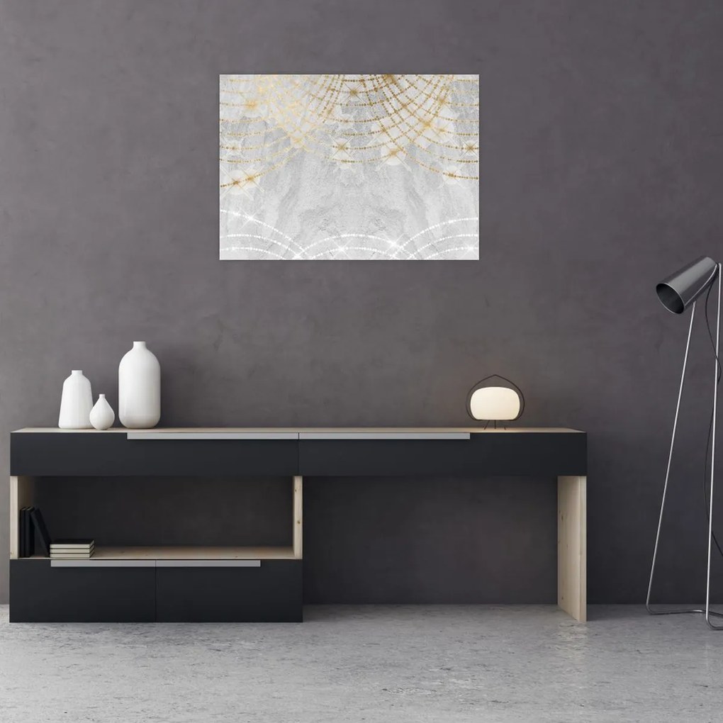 Obraz - Beton ze wzorem (70x50 cm)