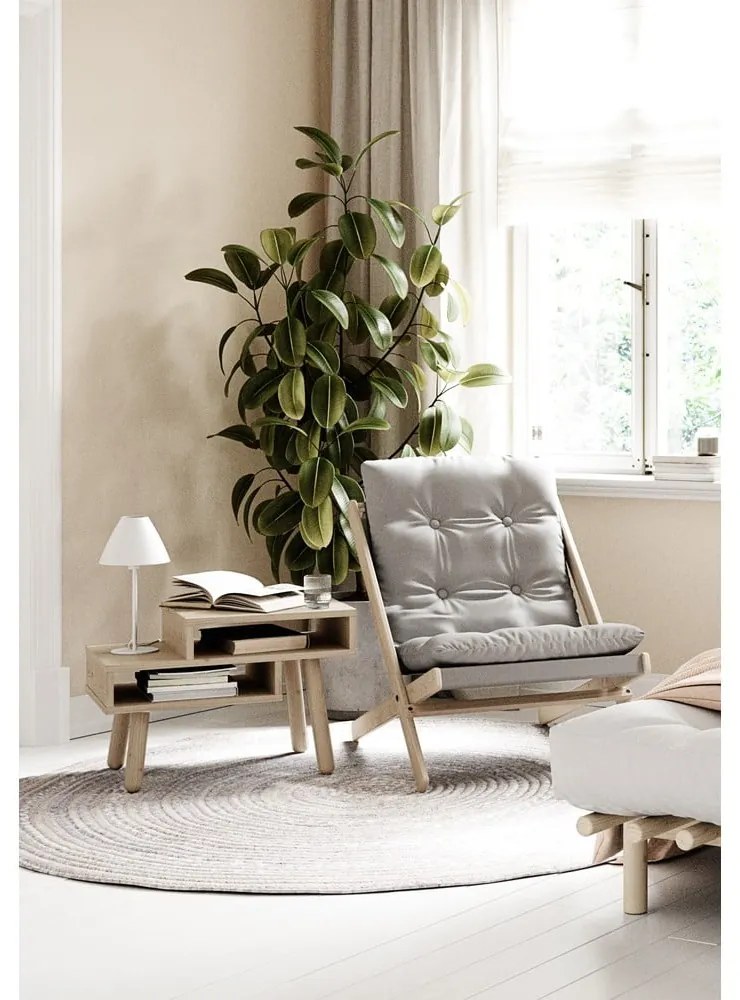 Fotel składany Karup Design Boogie Raw/Gris