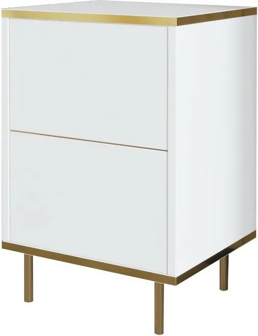 Szafka nocna Imaj White and Gold