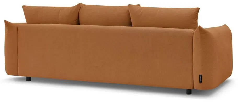 Pomarańczowa sofa 265 cm Ernest – Bobochic Paris