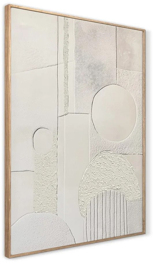 Obraz z ręcznie malowanymi elementami 70x100 cm Lan 3D Illusion – Styler