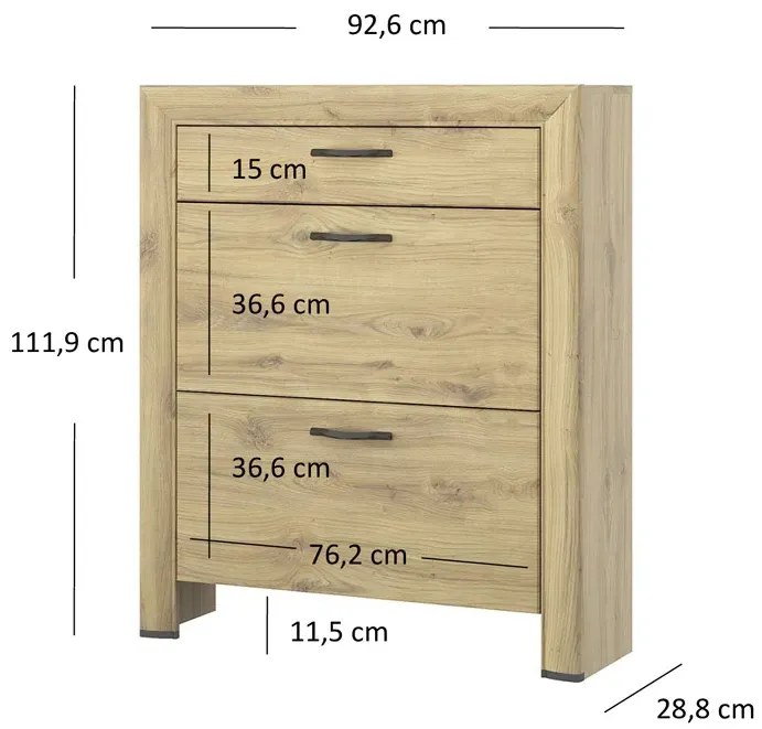 Szafka na buty do przedpokoju E1-B49