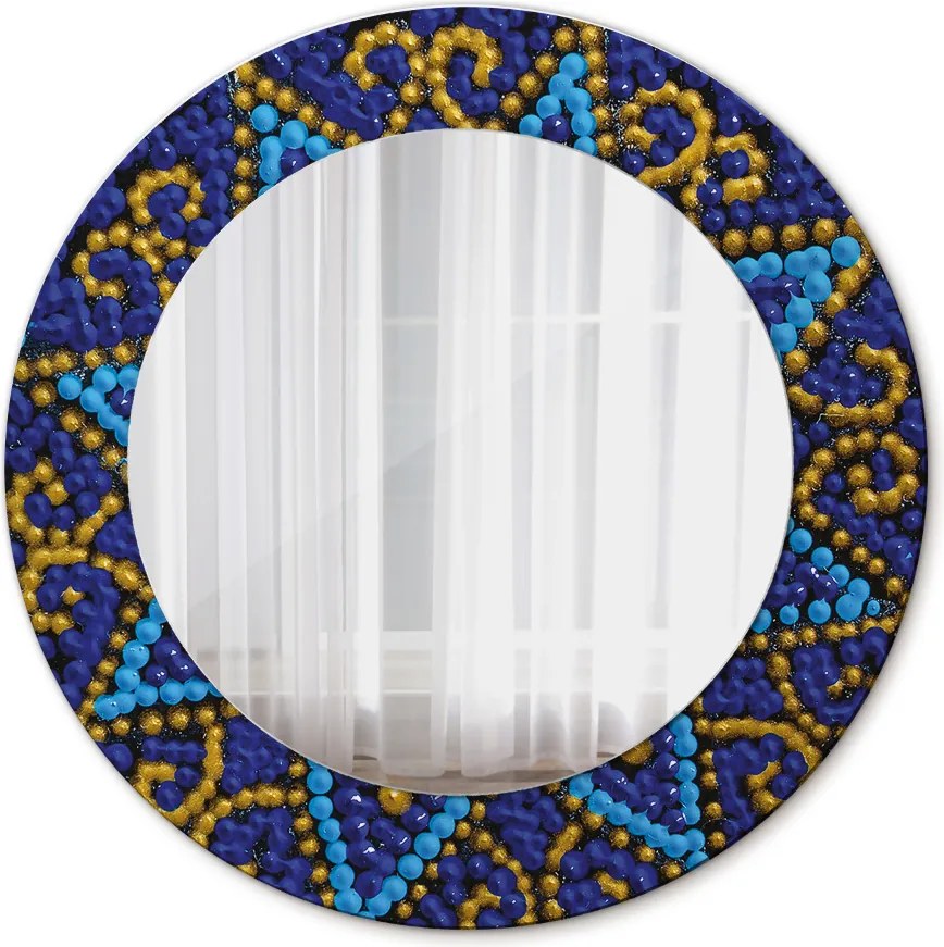 Lustro dekoracyjne okrągłe Kompozycja dekoracyjna