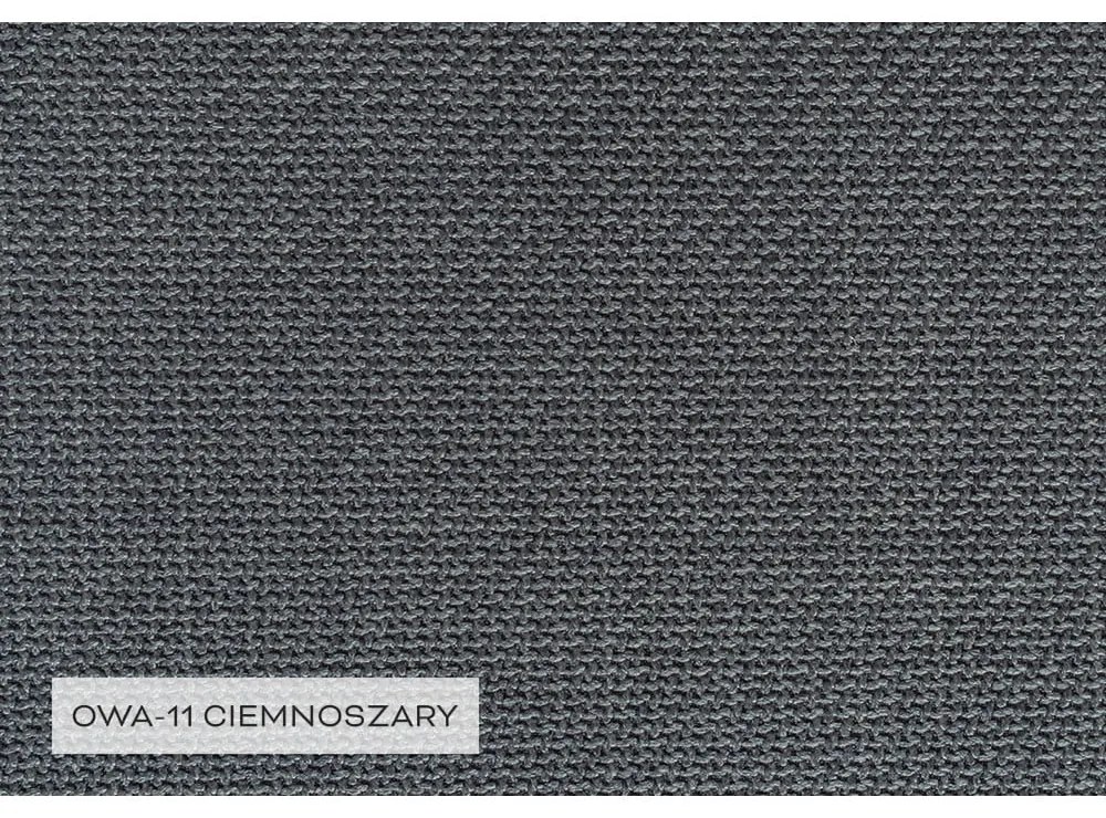 Ciemnoszara rozkładana sofa 207 cm Simon – Miuform