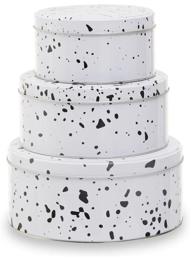 Metalowe pojemniki na żywność 3 szt. na ciasta Speckled – Premier Housewares