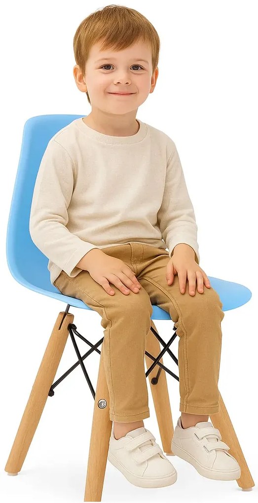 Błękitne Krzesło Do Pokoju 2 Rozmiary C6-A33