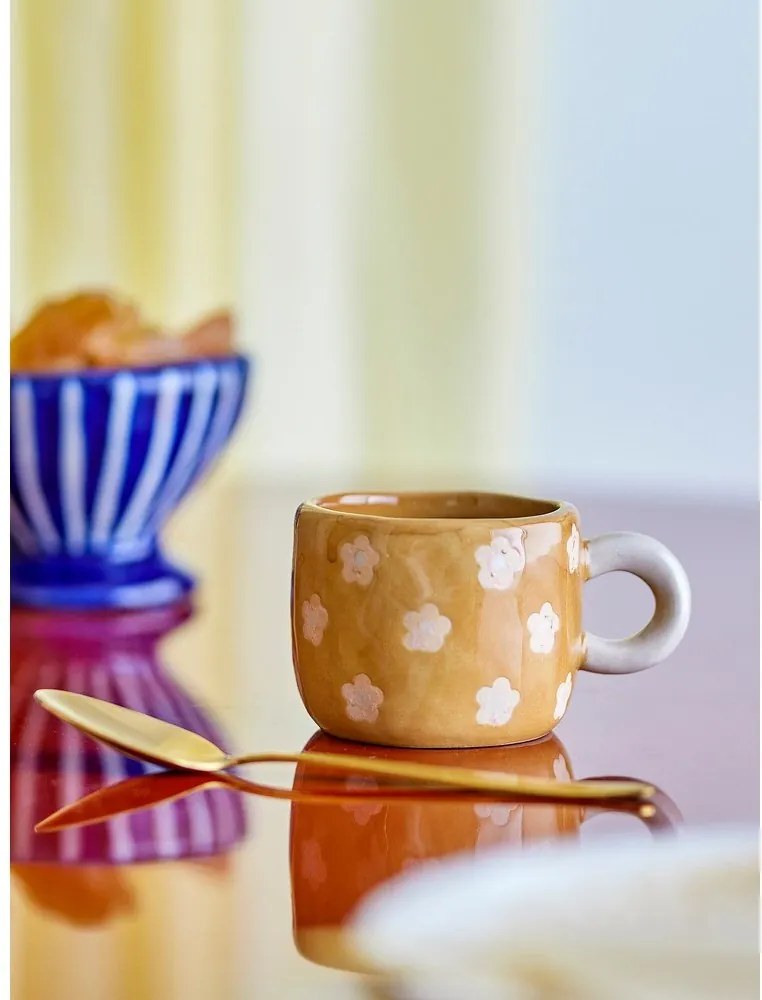 Brązowy ceramiczny kubek dla dzieci 110 ml Nini – Bloomingville