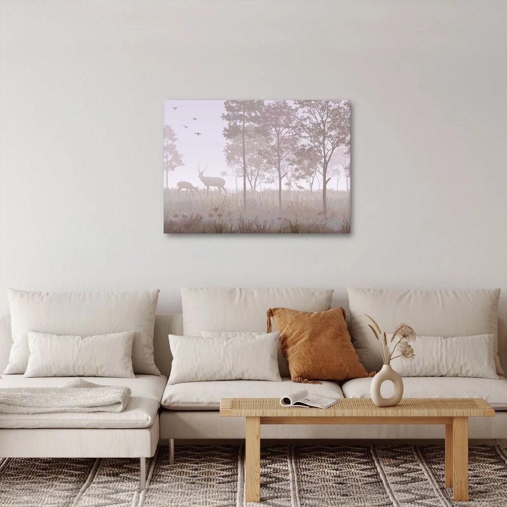 Obraz - Lasek, jednokolorowy (70x50 cm)