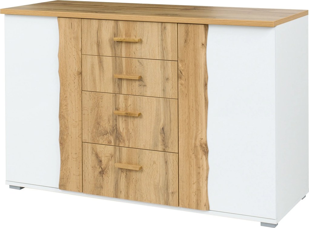 Komoda OSVIN 130 cm do Salonu Sypialni Dąb wotan