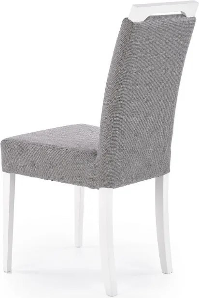 Krzesło z miękkim siedziskiem Clarion biały