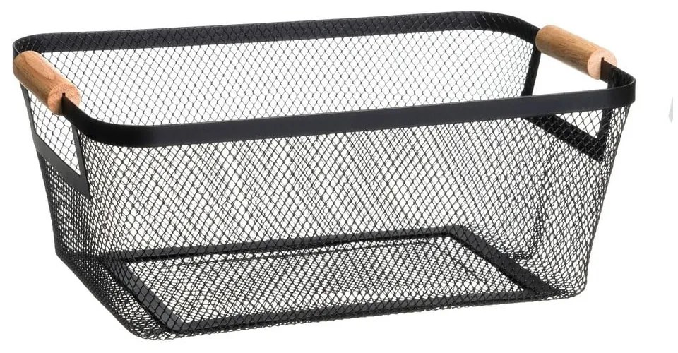 Metalowe koszyki druciane zestaw 2 szt. 33x21x14 cm – Casa Selección