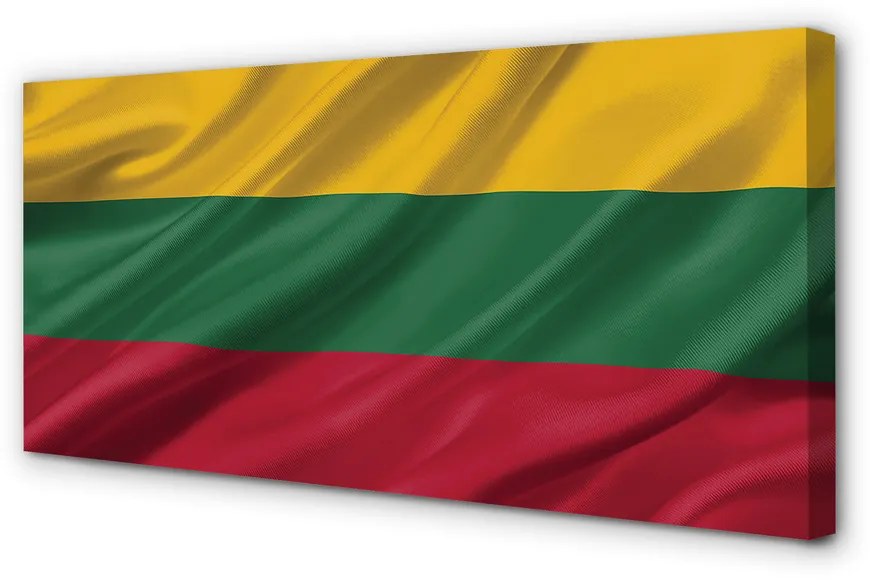 Fotoobraz na płótnie Flaga Litwy