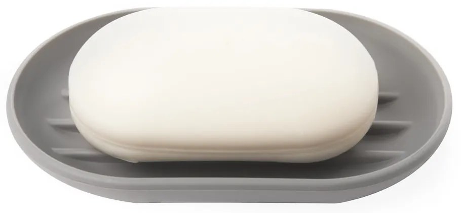 Szara plastikowa mydelniczka Touch – Umbra