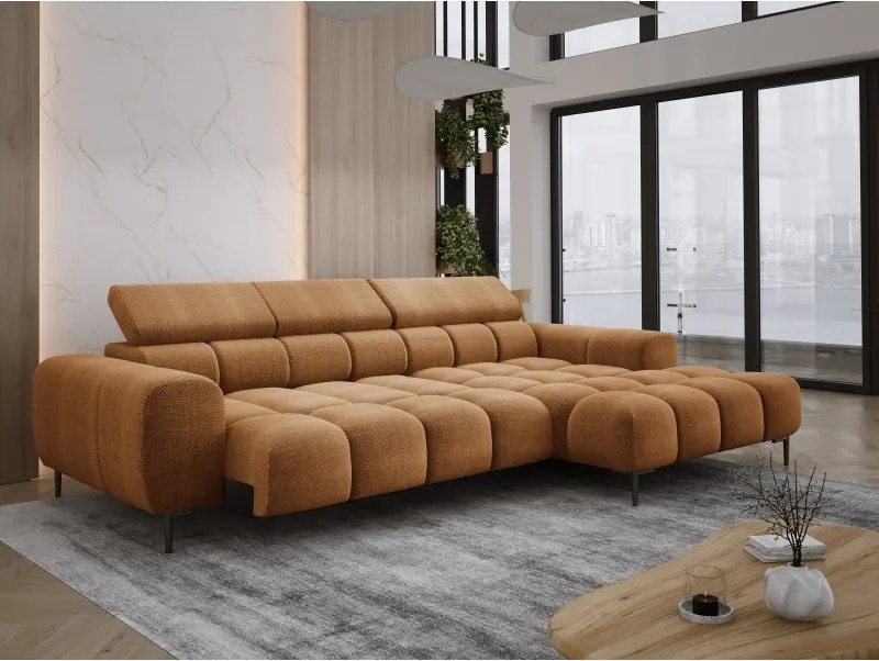 Narożnik PLAZA MINI wolnostojący Prawostronny w tkaninie EDEN 10 WERSAL