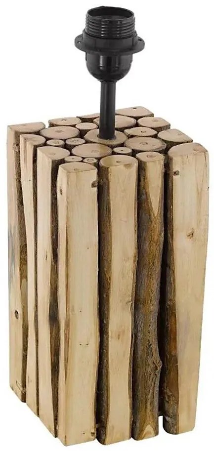 Eglo 79252 - Podstawa lampy RIBADEO 1xE27/60W/230V brązowa