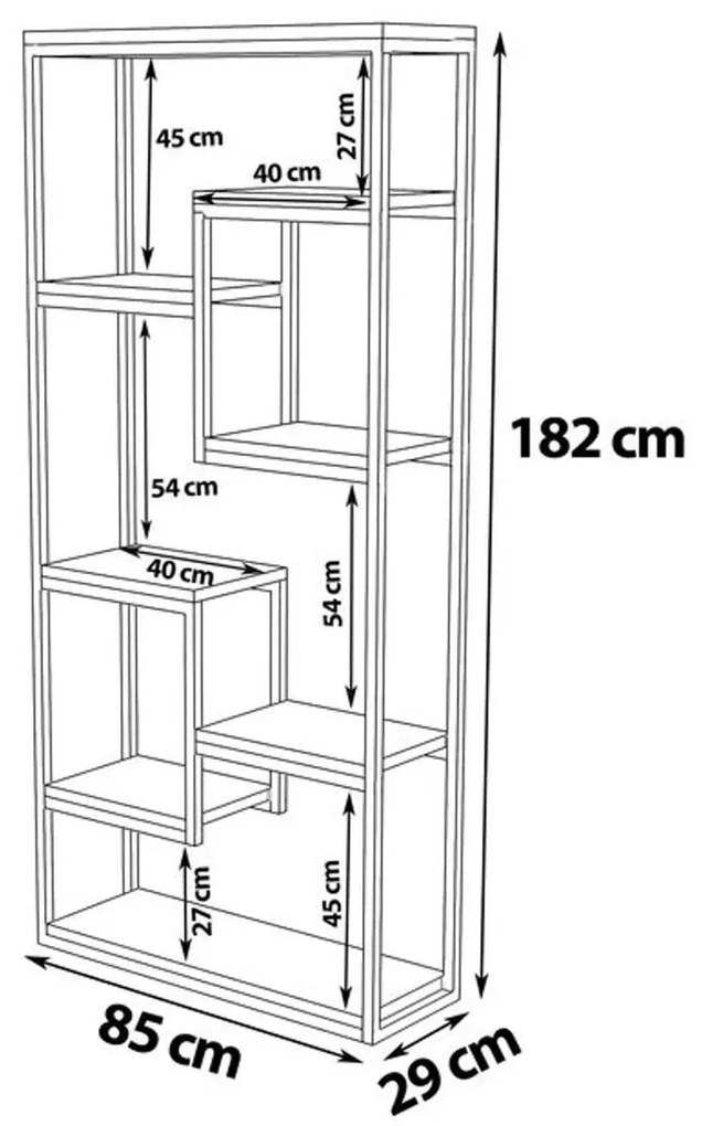 Półka Emina Walnut