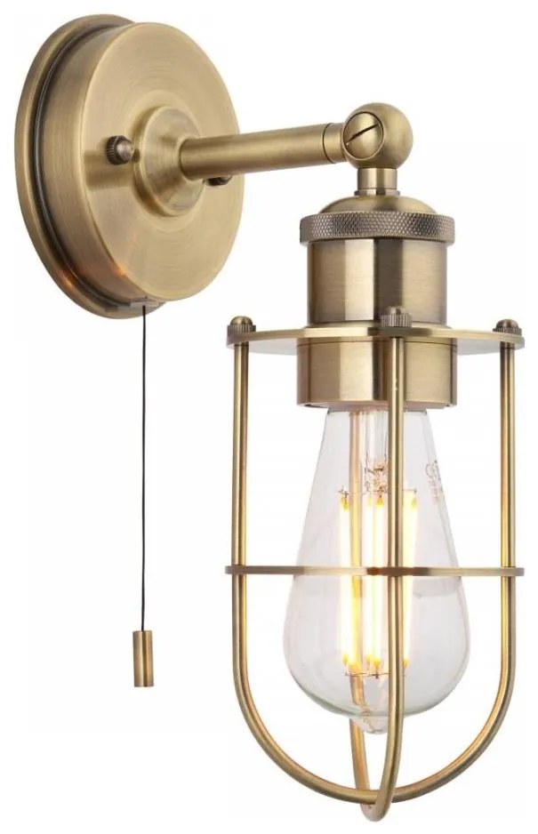 Endon 99952 - Kinkiet łazienkowy CREW 1xE27/6W/230V IP44 mosiądz