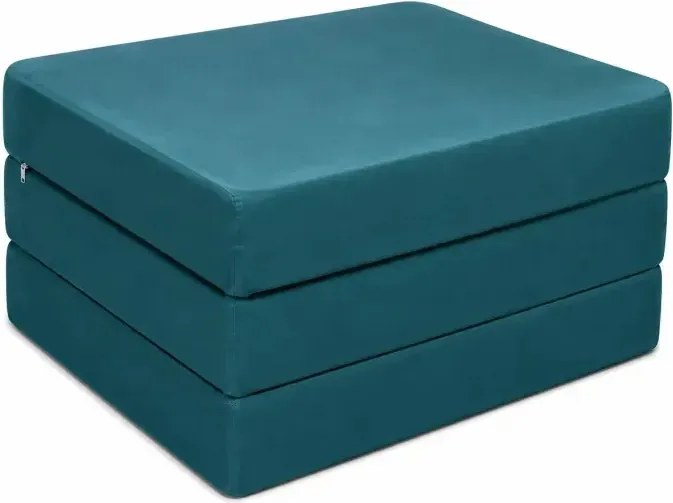 Materac 180/80 + Torba składany turystyczny tkanina Welur : Kolor tkaniny - VELVET - MG20, Rozmiar - 180/80/10, Typ tkaniny - Velvet