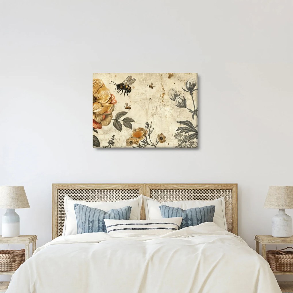 Obraz - Bee Meadow (70x50 cm)