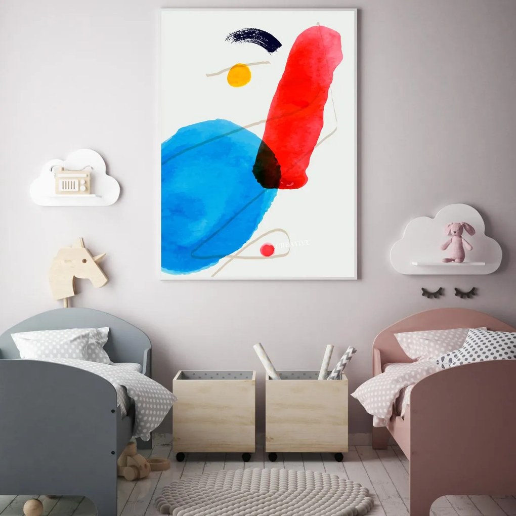 Plakat - Artystyczna abstrakcja (A4)