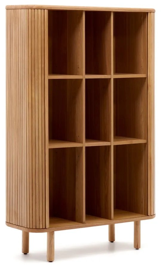 Szafka w dekorze jesionu z drzwiami przesuwnymi w naturalnym kolorze 110x160x40 cm Mailen – Kave Home