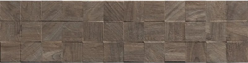 Mexen Riga Lyon Choco gres szkliwiony rekt. G1, płytka drewnopodobna ścienna 120 x 30 cm, mat - TL713-120-030-52
