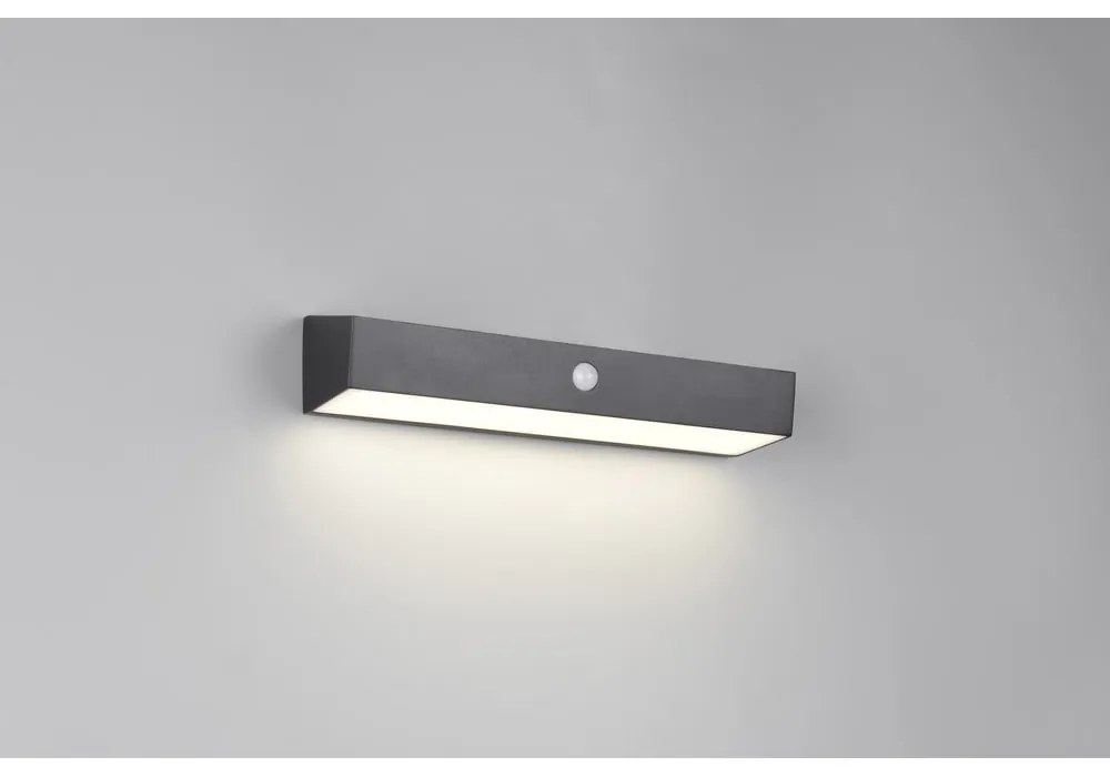Zewnętrzna solarna lampa ścienna LED (wysokość 6 cm) Silves – Trio