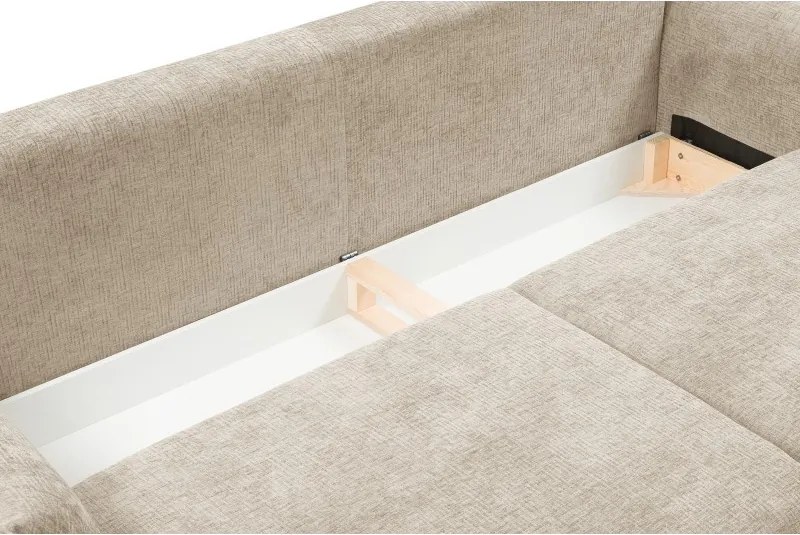 Sofa ADEL z funkcja spania i pojemnikiem BEŻOWY OVER THE HORIZON 08