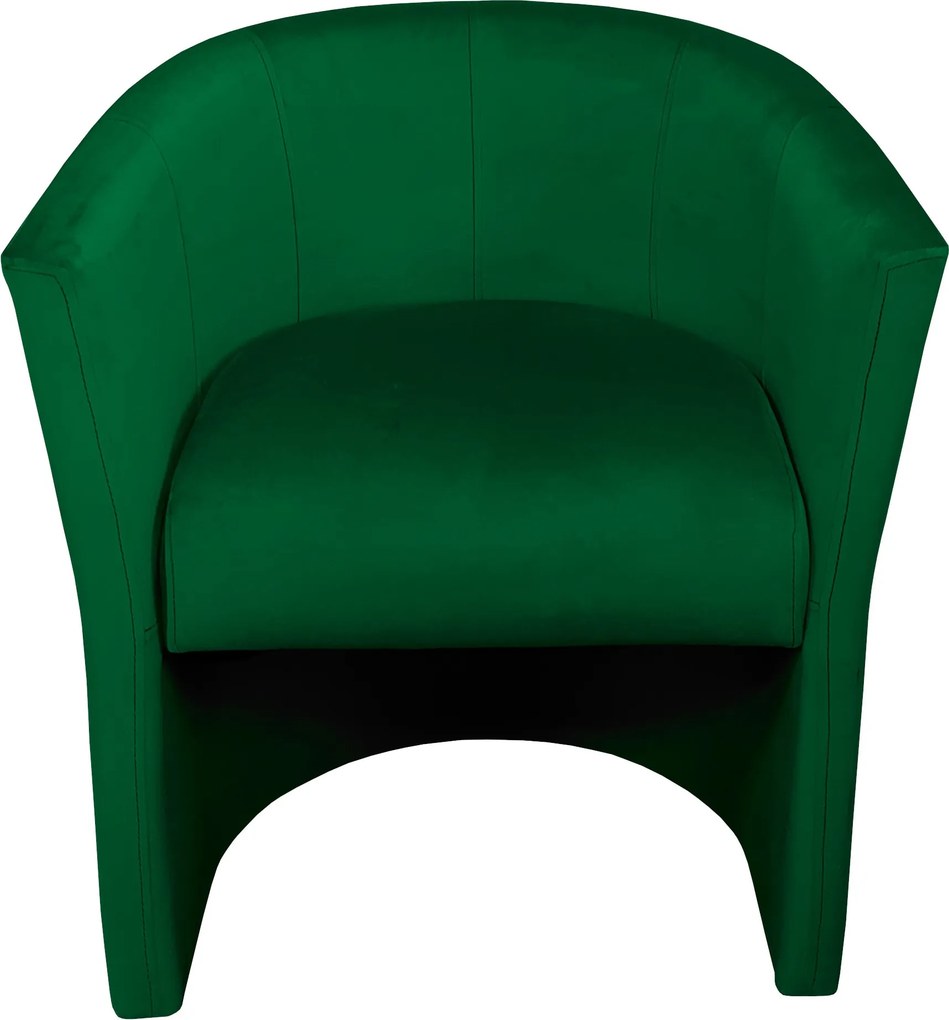 Fotel CLUB tkanina Welur elegancki fotel tapicerowany do salonu i gabinetu : Kolor tkaniny - VELVET - MG25
