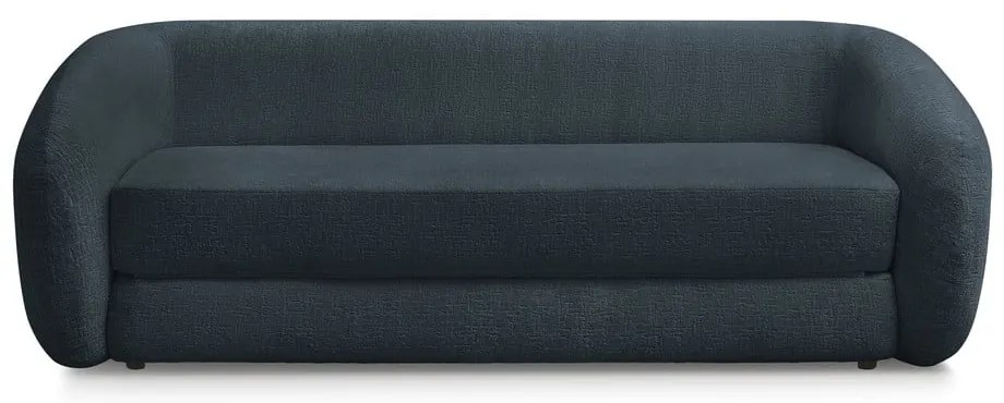 Ciemnoniebieska rozkładana sofa z tkaniny szenilowej 228 cm Neyo – Bobochic Paris