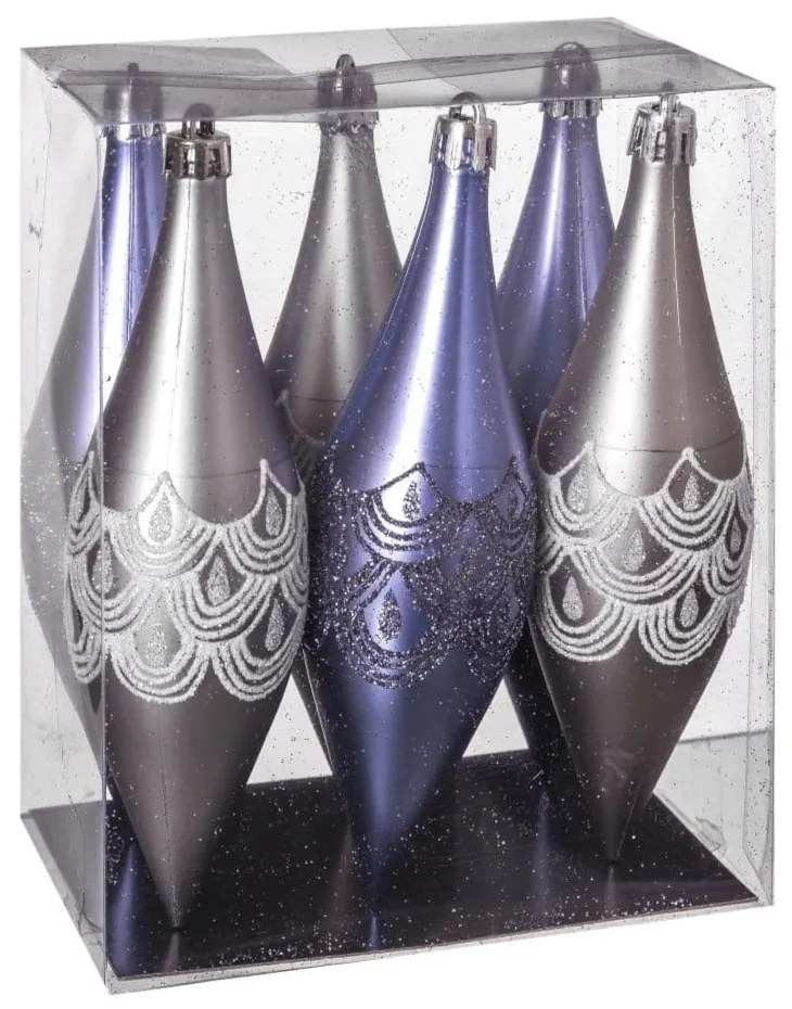 Bombki zestaw 6 szt. Icicle – Casa Selección