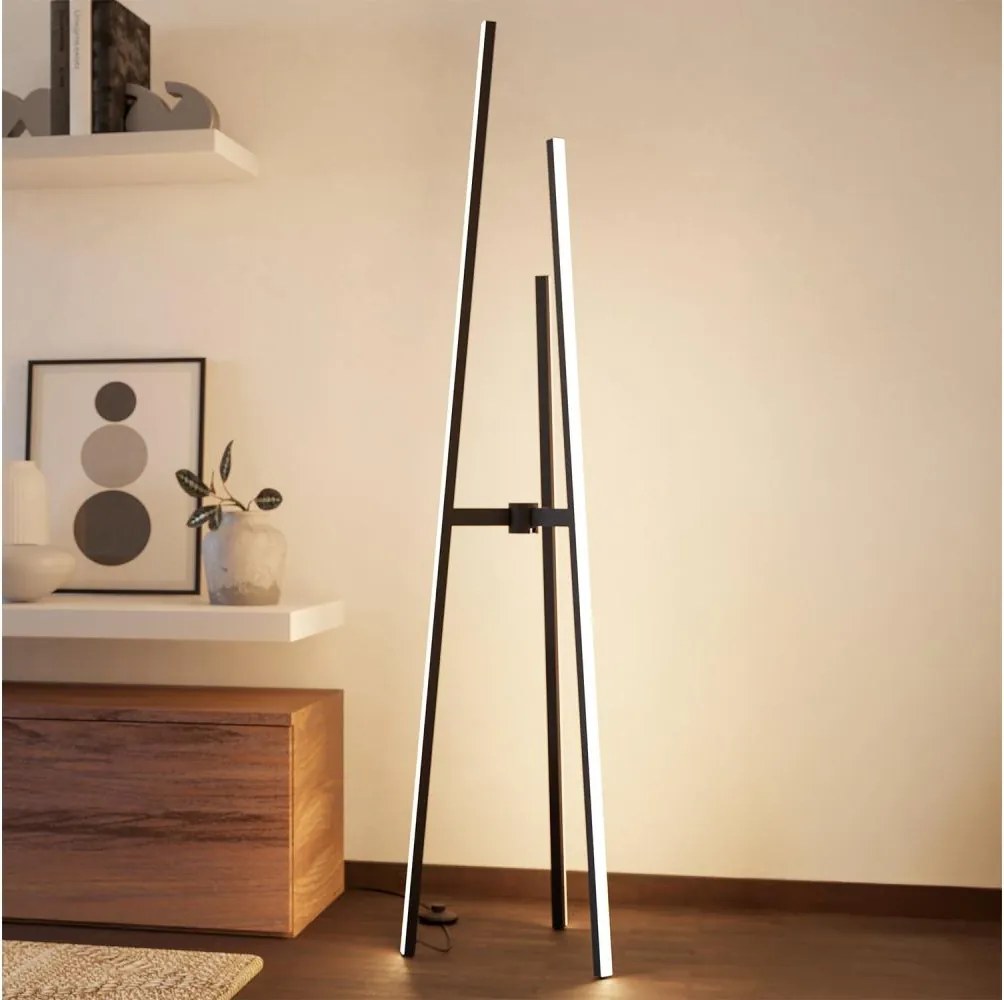 Eglo 901052 - Lampa stojąca LED MONGOLANA LED/30W/230V czarna