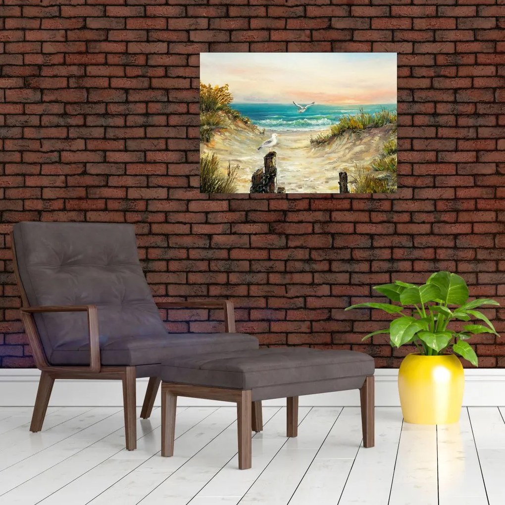 Obraz - Piaszczysta plaża (70x50 cm)