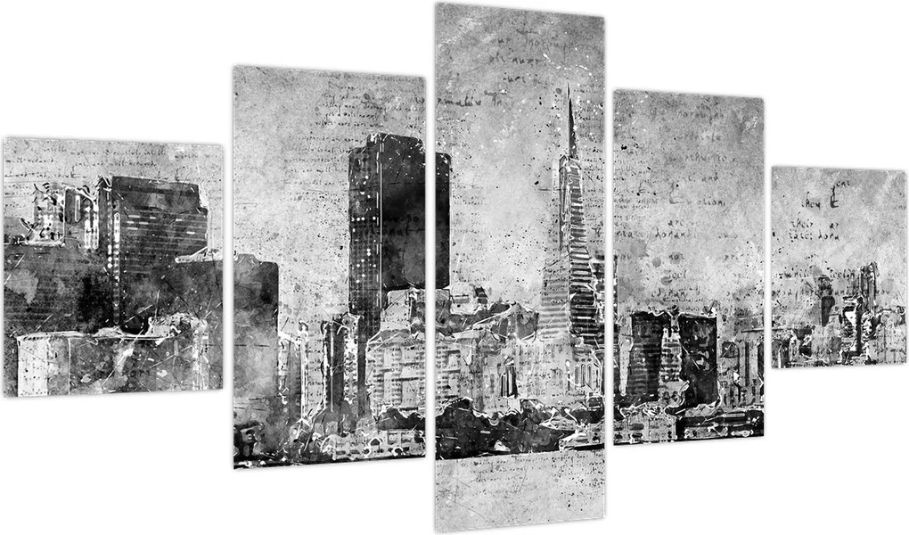 Obraz - Miasto sztuki kawowej (125x70 cm)