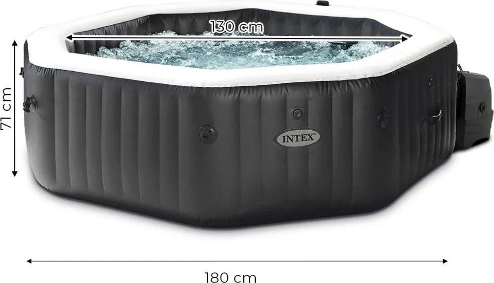 Jacuzzi ogrodowe dmuchane Intex 458, SPA 4-osobowe, WiFi, 120 dysz, 180 cm