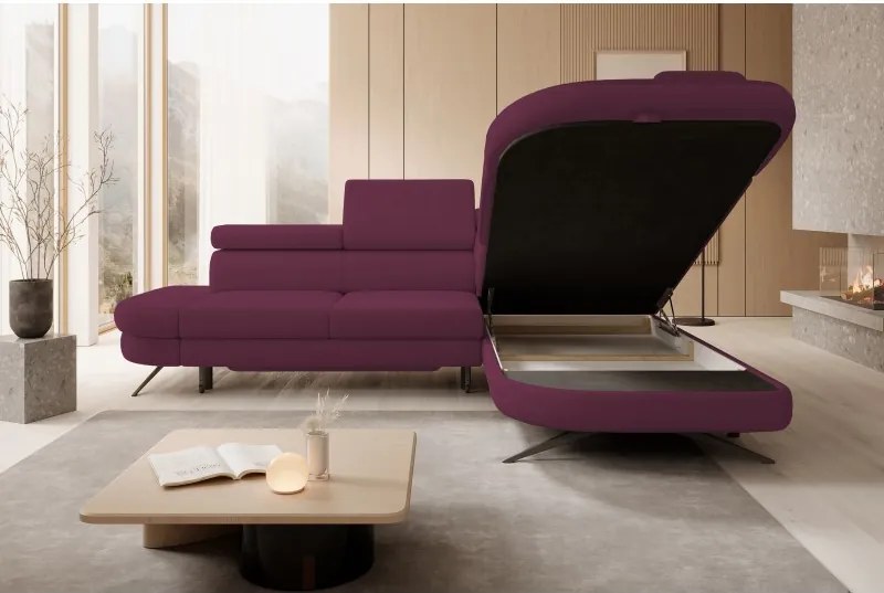 Narożnik OTIS L Prawostronny Regulowane Zagłówki WERSAL