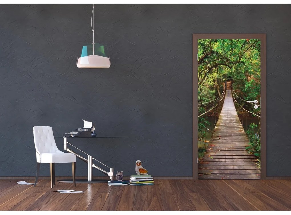 Tapeta fotograficzna pionowa Green bridge, 90 x 202 cm