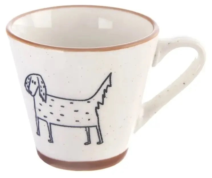 Porcelanowy kubek Orion Pies wiejski, 0,07 l