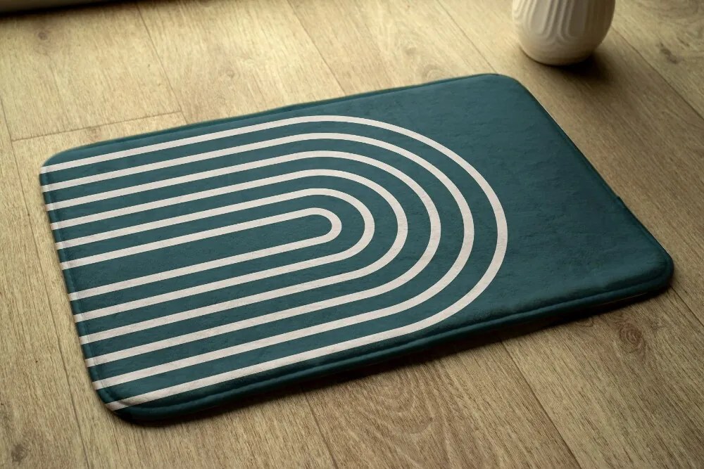 Antypoślizgowy dywanik łazienkowy Antypoślizgowy dywanik łazienkowy Geometryczny Wzór