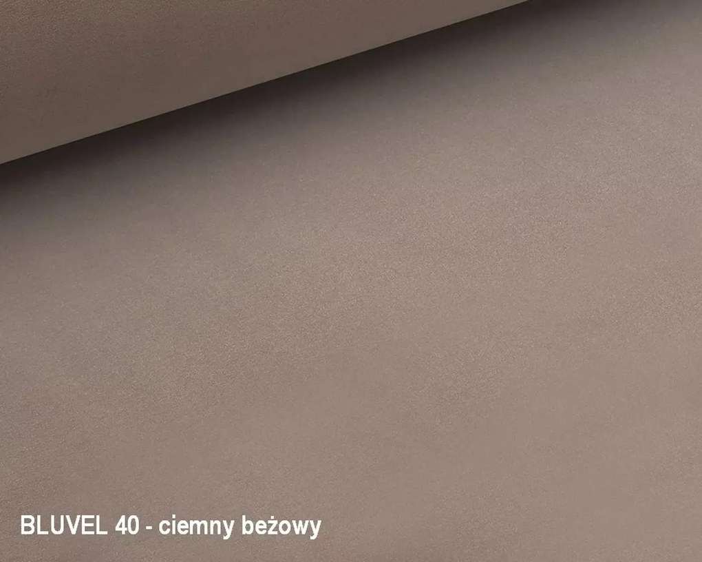 FOTEL ELITE 1 VELVET C.BEŻ BLUVEL 40 / WENGE SIGNAL