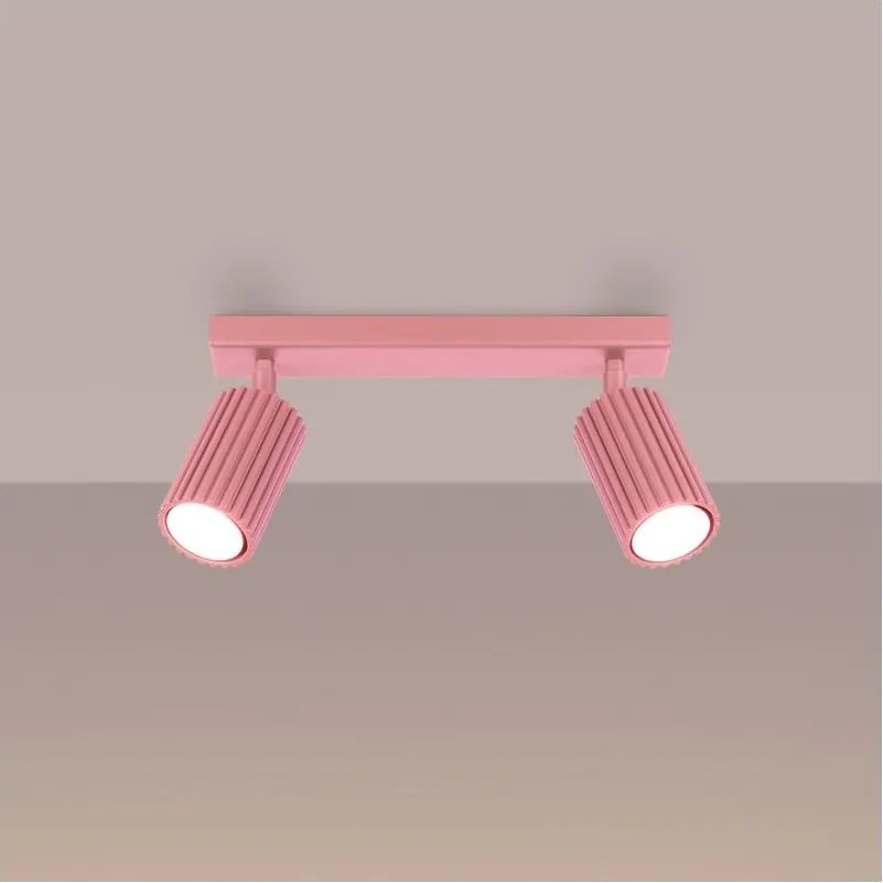 Brilagi - Oprawa punktowa LED CRESTO 2xGU10/10W/230V różowa