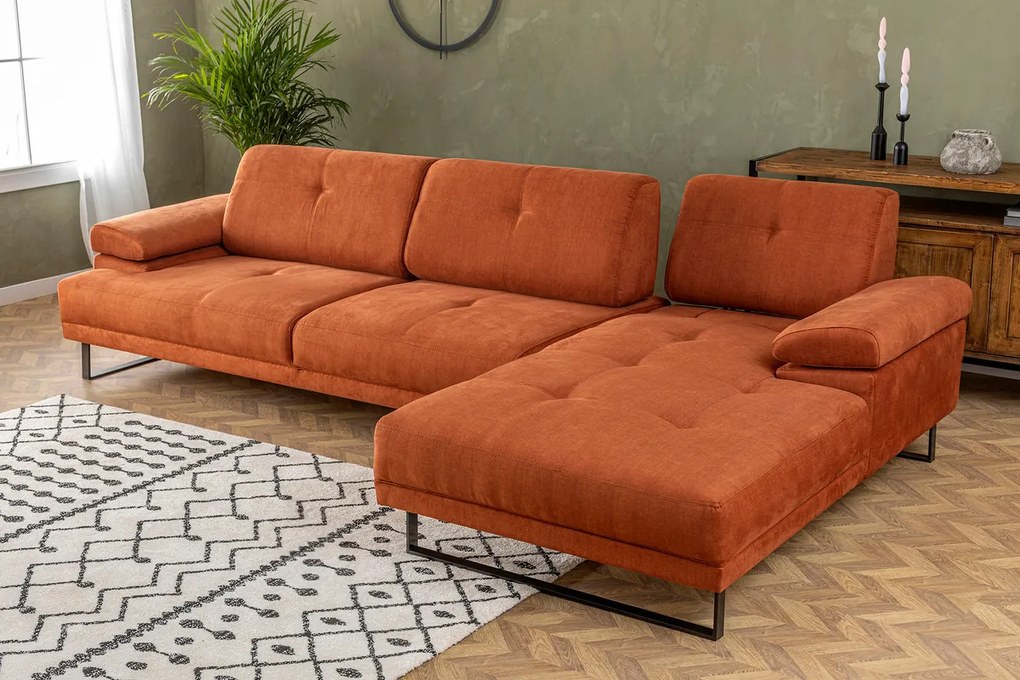 Sofa narożna Mustang Small Right Orange