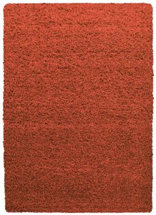 Dywan shaggy jednokolorowy ceglany 160 cm x 230 cm