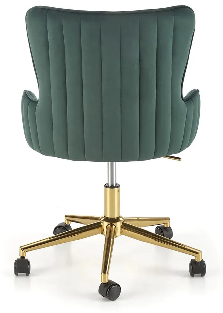 Zielony Biurowy Fotel Obrotowy Glamour N5-H11