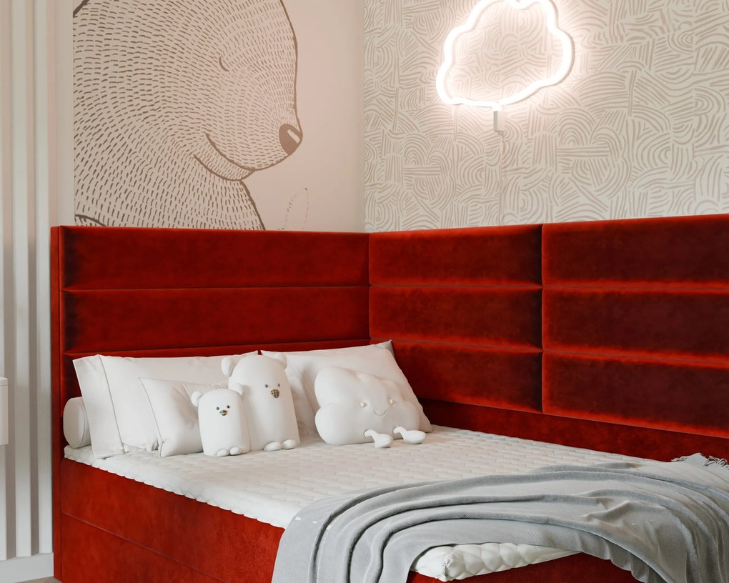 Łóżko dziecięco-młodzieżowe MILAN 2 - 100x200