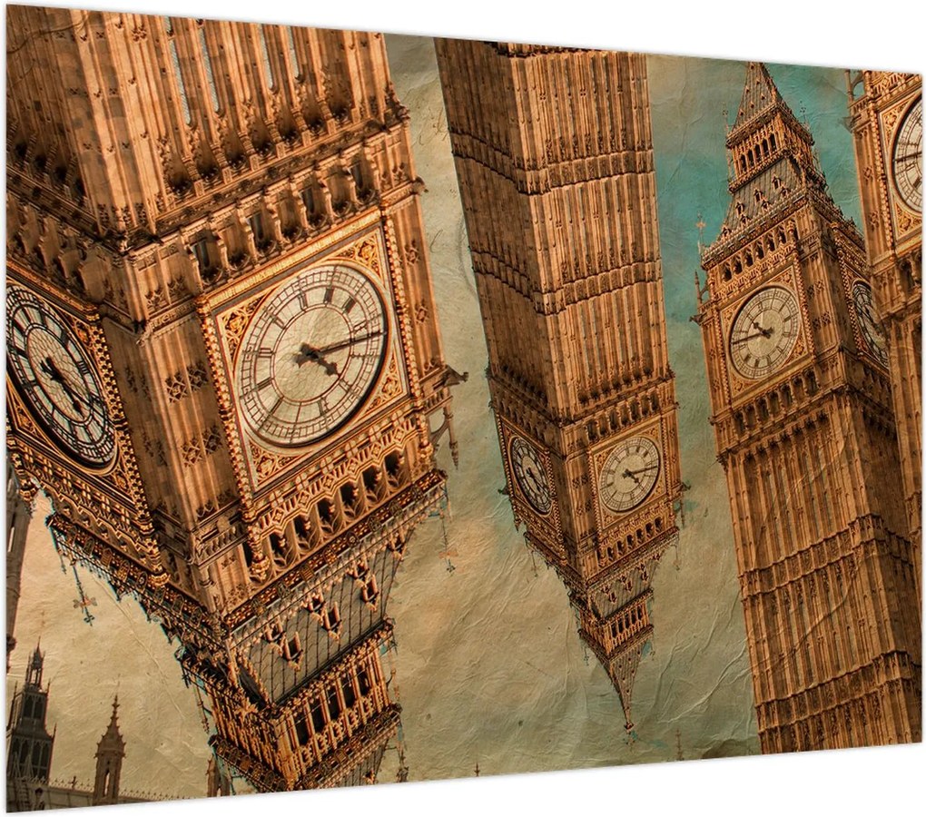 Obraz na szkle - Big Ben, Londyn (70x50 cm)